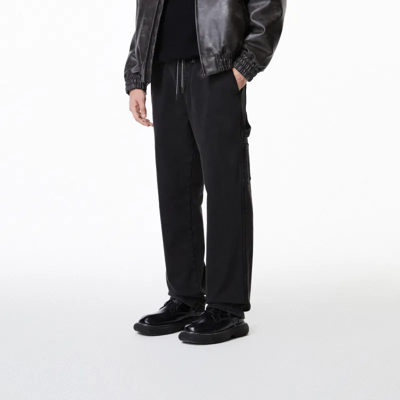 JACK JONES· Knitted Sports Pants Men's Black-3