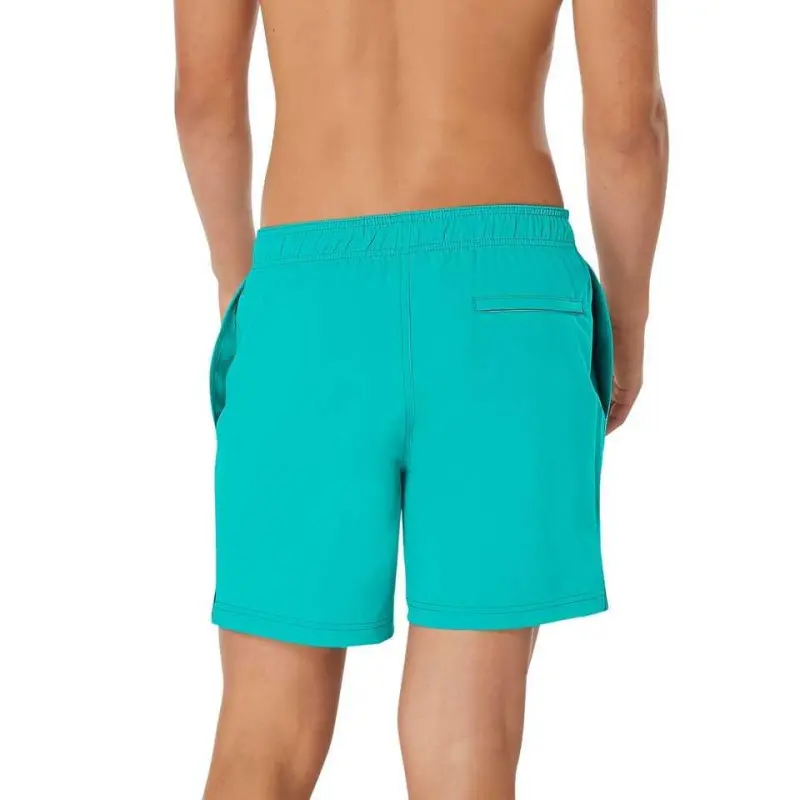 Speedo Solid Redondo Edge Volley 17' Blue Hydro Square Casual Shorts Men's-7
