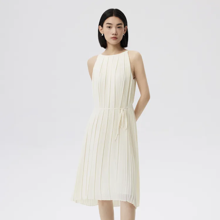 SHUIYUNJIAN Slip Dresses Women's Ivory White-2