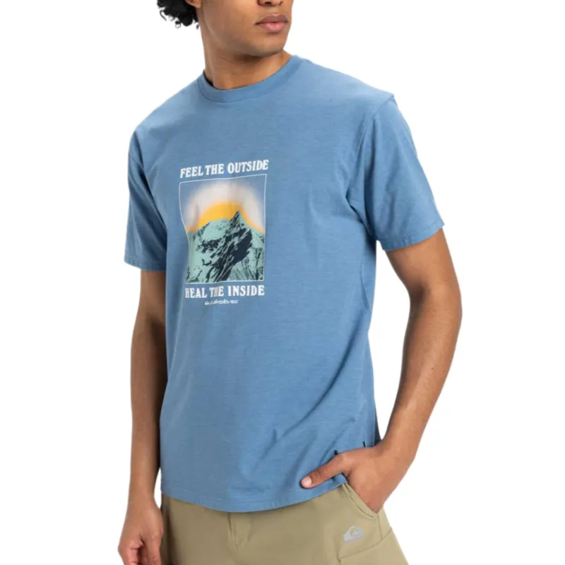 Quiksilver T Shirts Men Blue-2