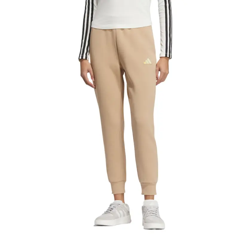 Adidas LOGO DK PNT Casual Pants Women's Warm Sand-1