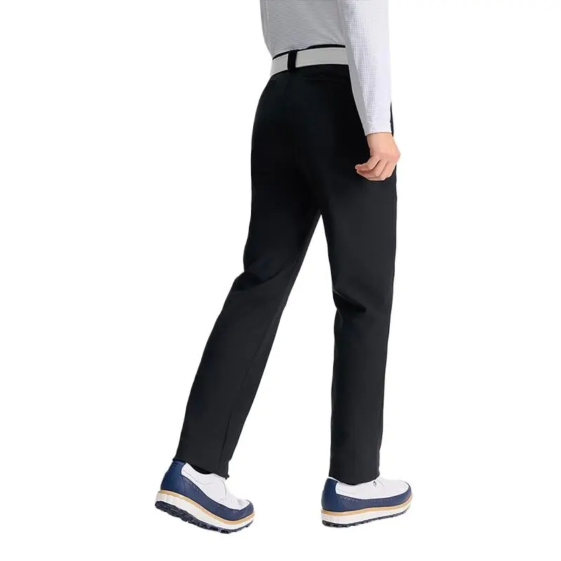 FILA Golf Collection Knitted Sports Pants Men's Pitch Black-4