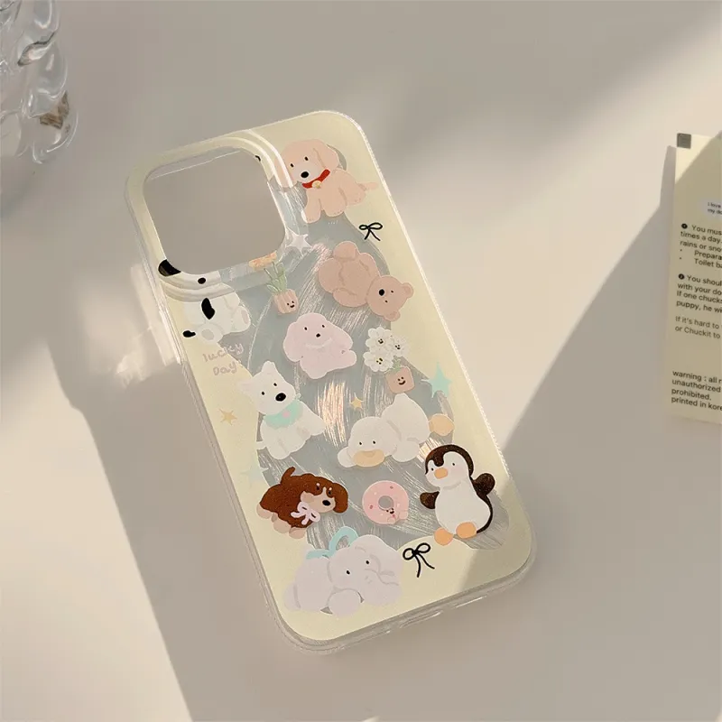 Cuttlefish Grid Phone Cases-6