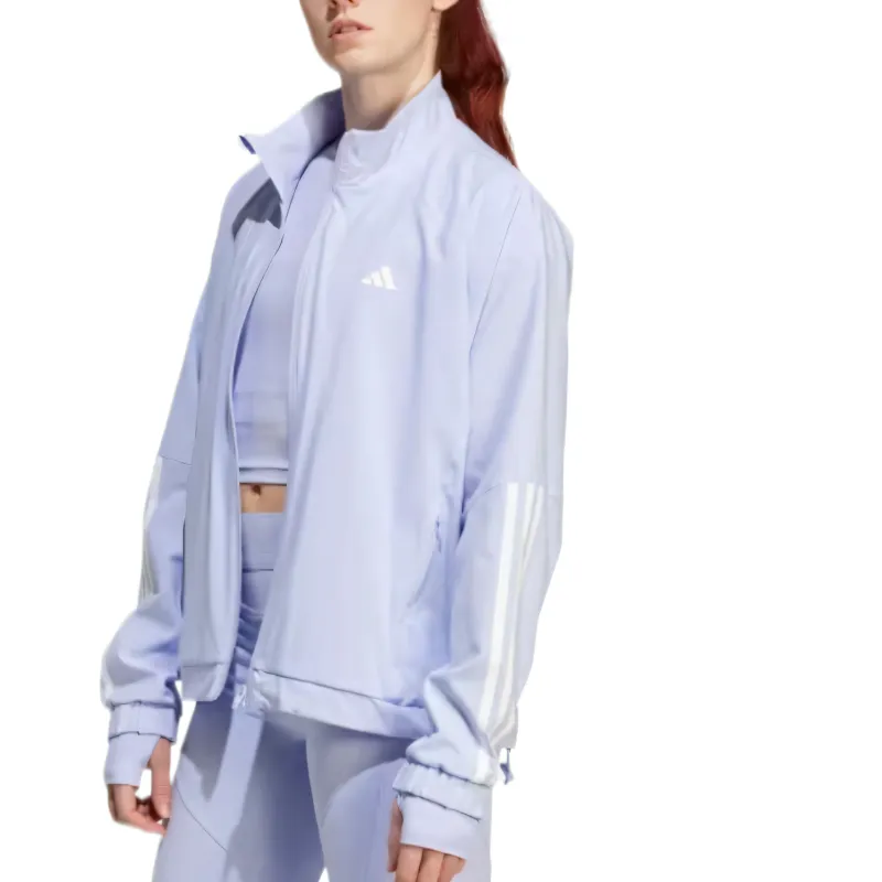 Adidas HyperglamClimacool Jacket Women's Purple White-3