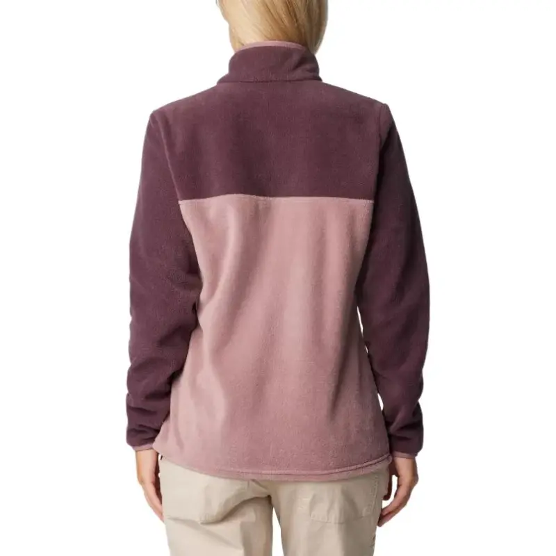 Columbia Benton Half Snap Pullover Fleece Sweatshirt Women's Purple Pink-1