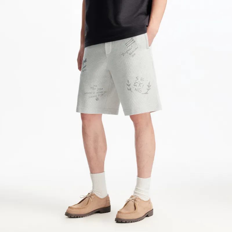 JACK JONES· Casual Shorts Men's G01 Stone Gray Heather-5
