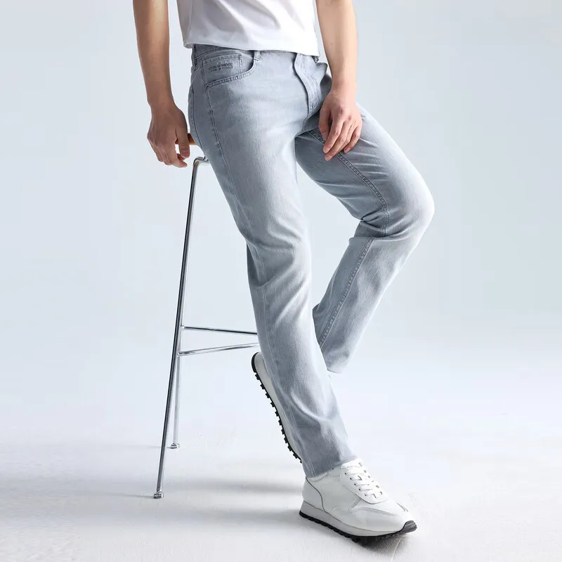 LESS IS MORE Jeans Men's Gray Blue-4
