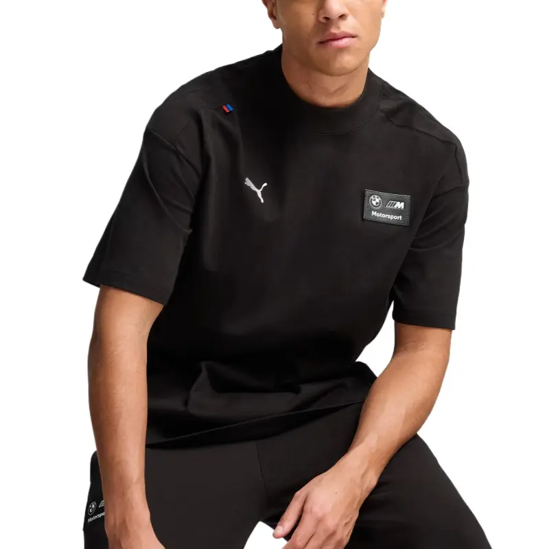 PUMA Bmw MmsBMW M Motorsport T Shirt Men's Black-2