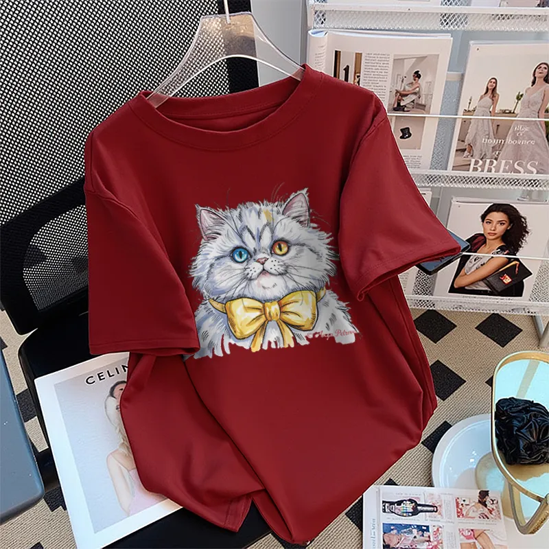 FAIRWHALE Drop Shoulder Sleeve T Shirt Women's-8