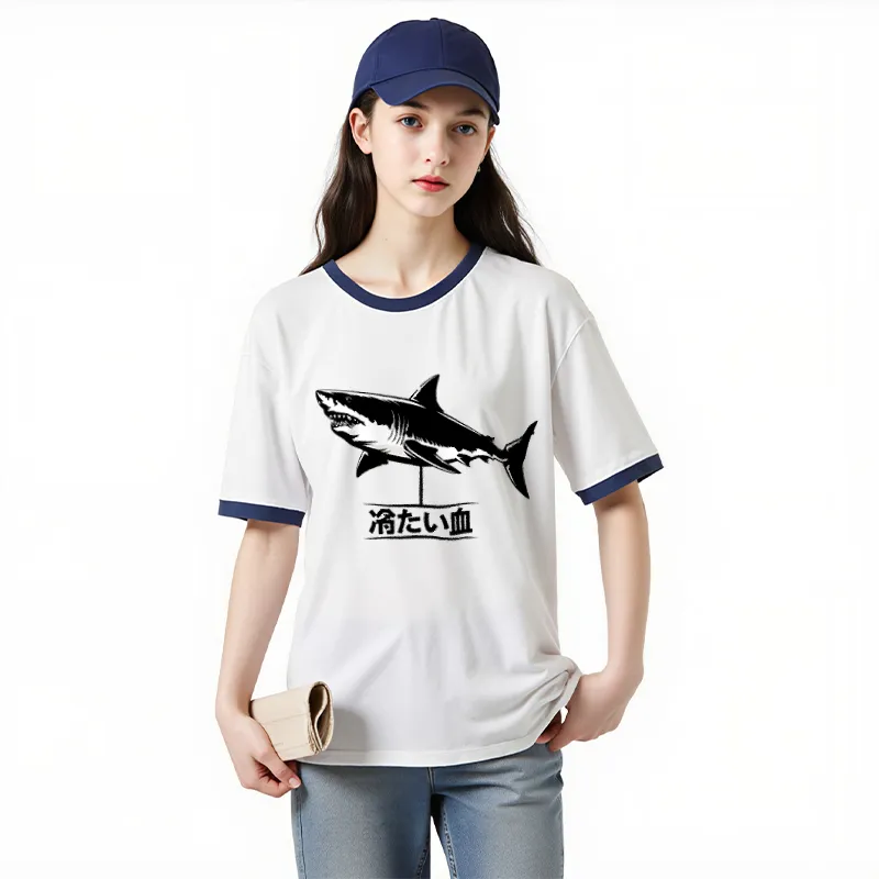 FAIRWHALE Drop Shoulder Sleeve T Shirt Women's-7