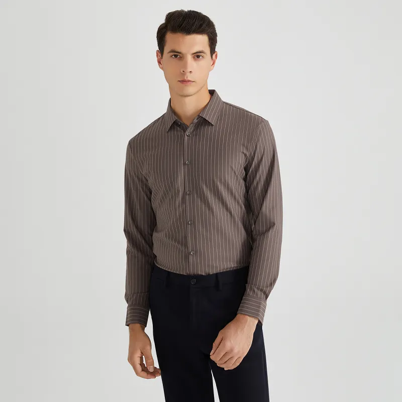 Satchi Shirts Men Coffee-3