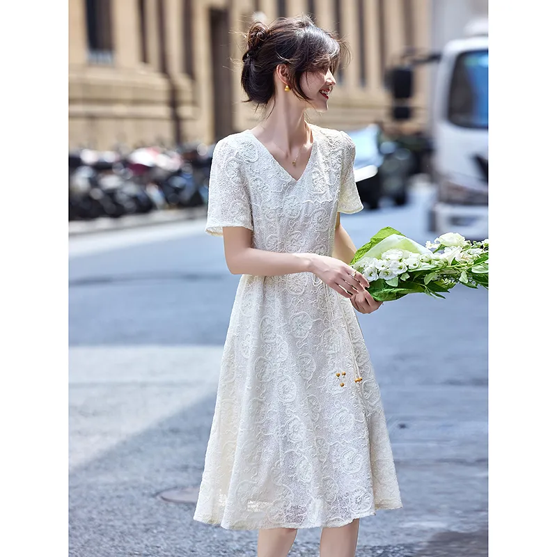 A Paradise For Awakening Short Sleeved Dress Women's-2