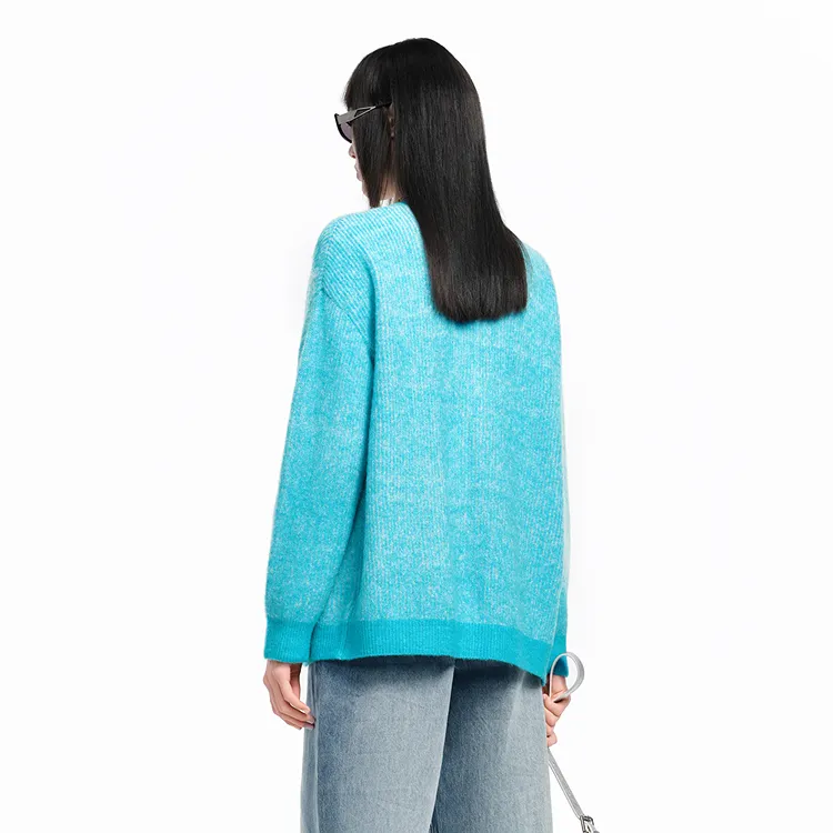 PEACEBIRD Knitwear Women's Peacock Blue-4