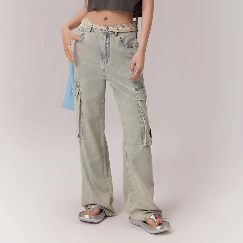 CHUU Jeans Women's Light Denim Blue-2
