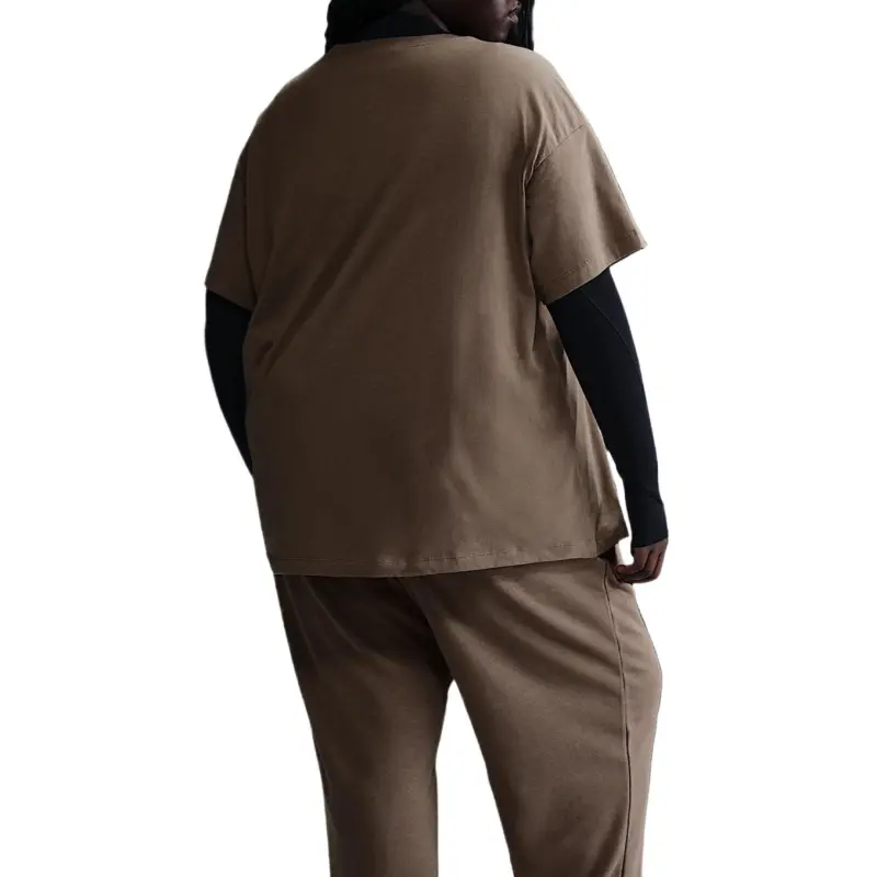 Nike Sportswear Essentials Collection Swoosh T-Shirt Women's Brown-1