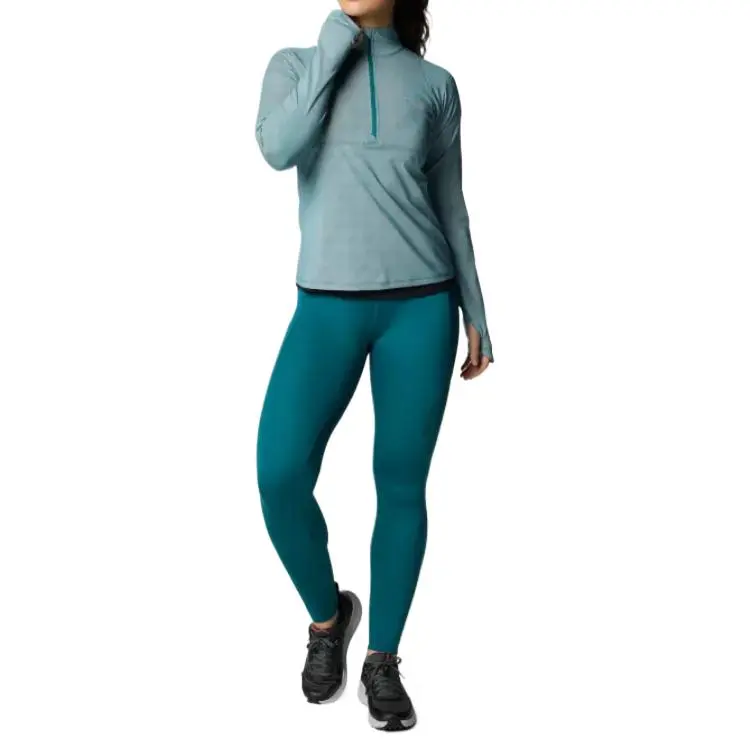 Columbia Summit Valley Titanium Omni-Shade Omni-Freeze Omni-Wick Zero Ice Shirt Women's Blue-3