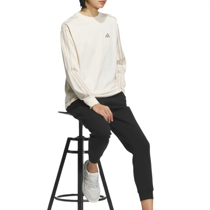 Adidas ESSENTIALS Drop Shoulder Sleeve T Shirt Women's White-3