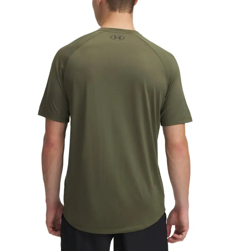 Under Armour Tech UA Fade T Shirt Men's Marine Blue Green/Black Color-1