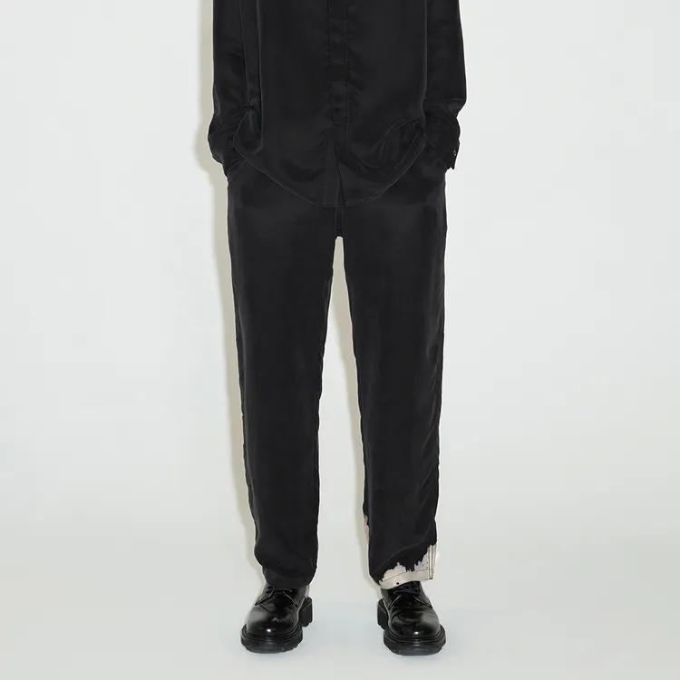 CROQUIS Casual Pants Unisex 001 Jet Black-2