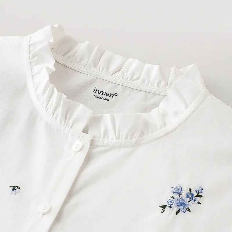 Inman Shirts Women's Pearl White-1