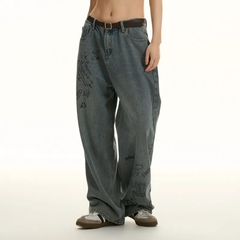 TGNS Jeans Unisex Blue-2