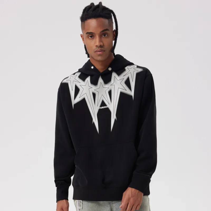 FORHUG Sweatshirts Unisex Black-6