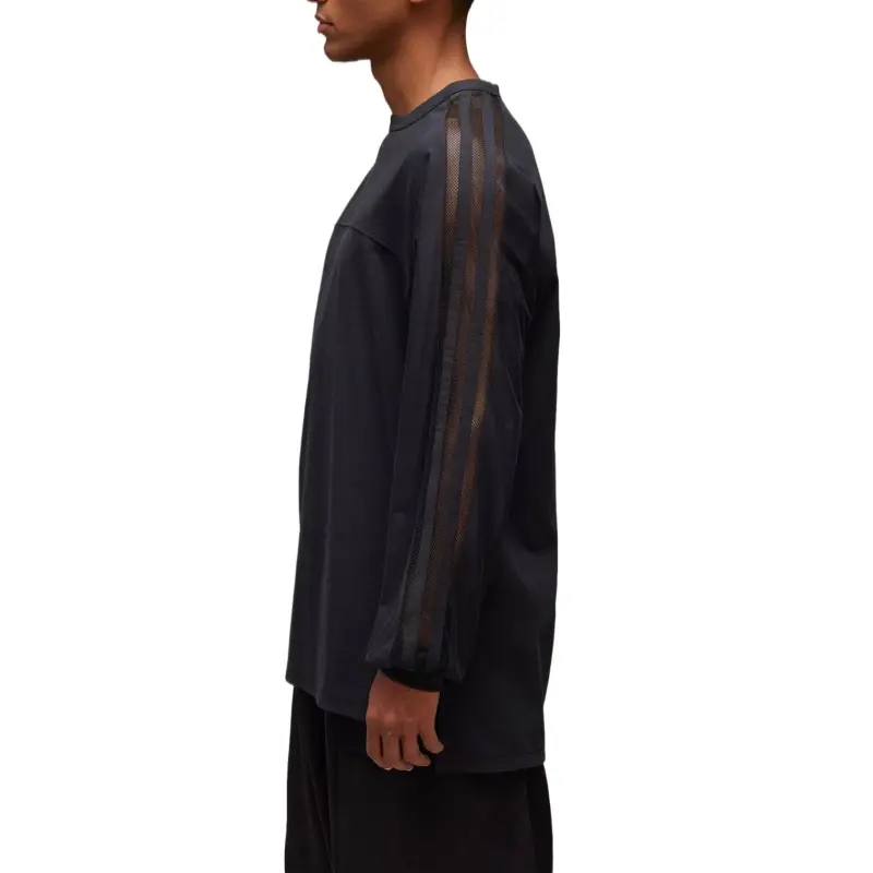 Adidas Free Shipping With AdiClub Y 3 Mesh Stripes Long Sleeve Tee-3