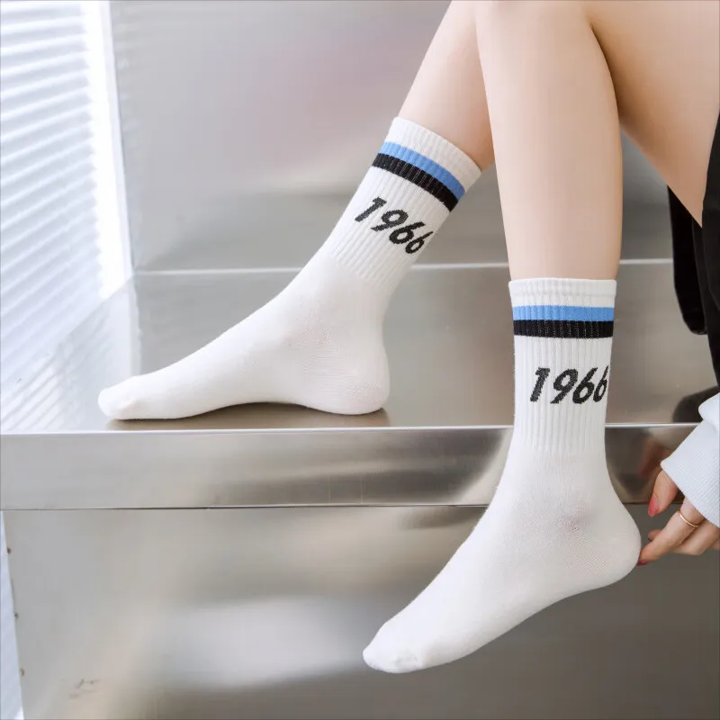 Cotton Gene Mid-Calf Socks Unisex 1 Pack-4