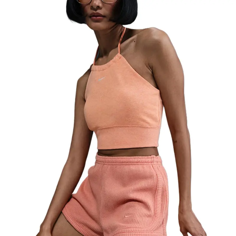 Nike Sportswear Chill Terry Women's Slim Cropped French Terry Halter Top-1