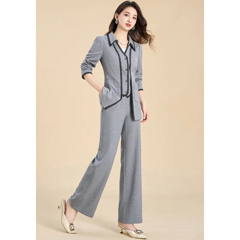 Mylan Casual Suit Women's Gray Collection Brand, Stay Updated With Event Alerts-4