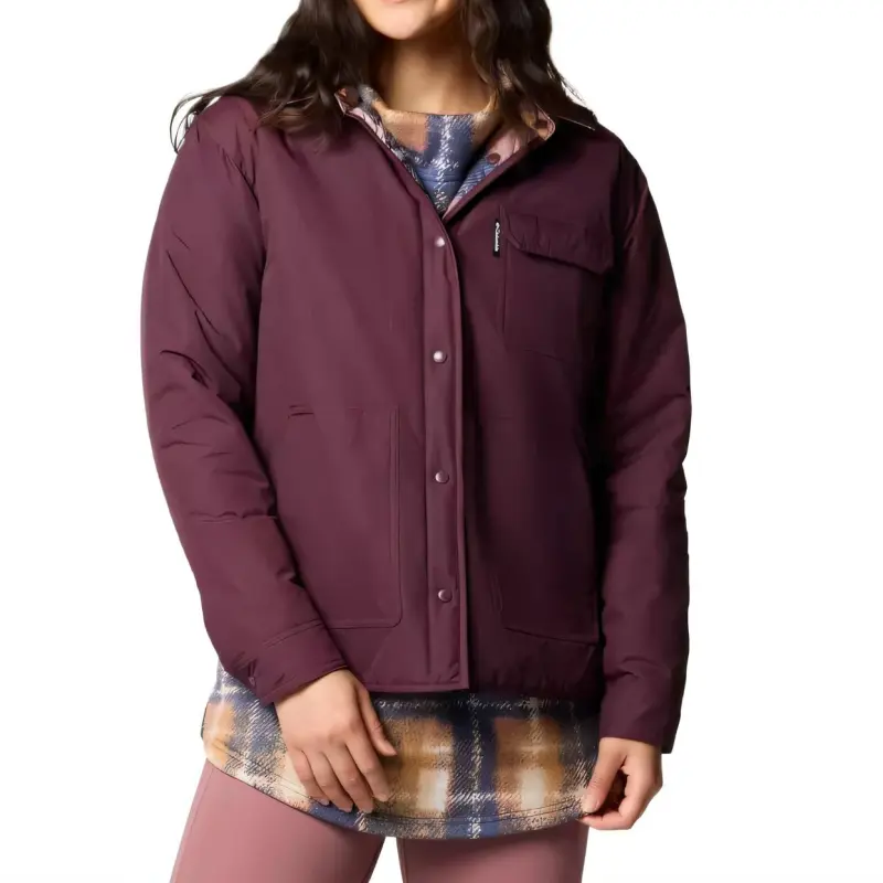 Columbia Longhorn Ridge Jackets Coats Women's Red Brown-3