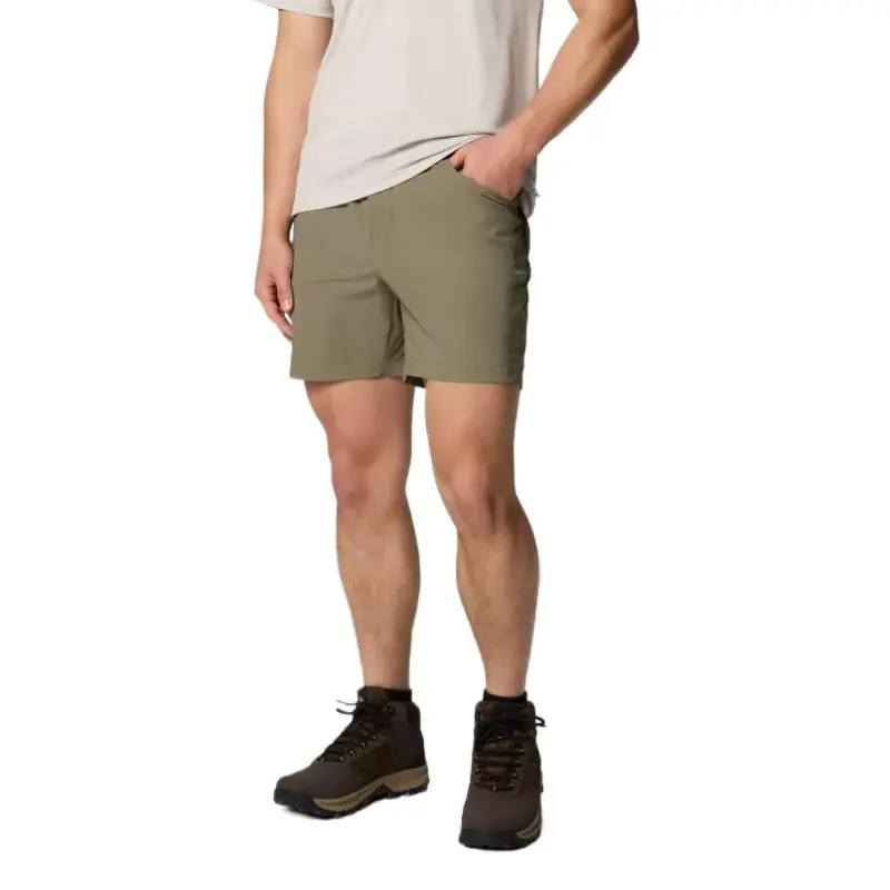 Columbia Sharpe Canyon Omni-Freeze Omni-Shield Casual Shorts Men's Stone Green-4