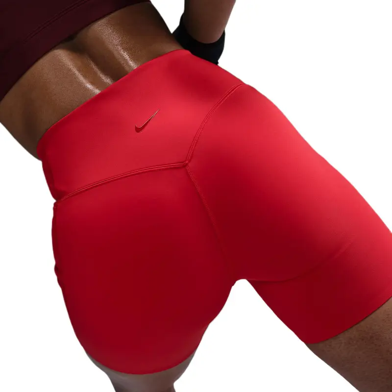 Nike Universa Women's Medium Support High Waisted 5' Biker Shorts With Pockets-3