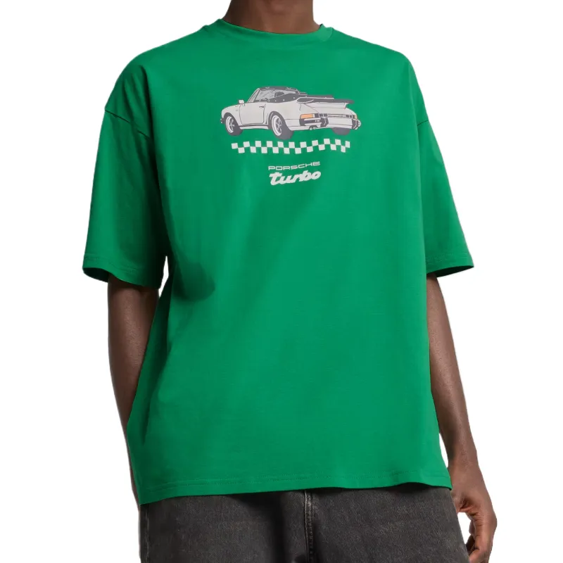 PUMA Porsche Legacygraphic T Shirt Men's Green-2
