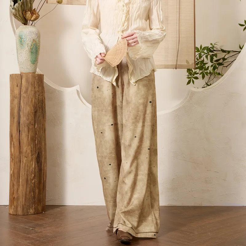 3COLOUR Casual Pants Women's Khaki-3