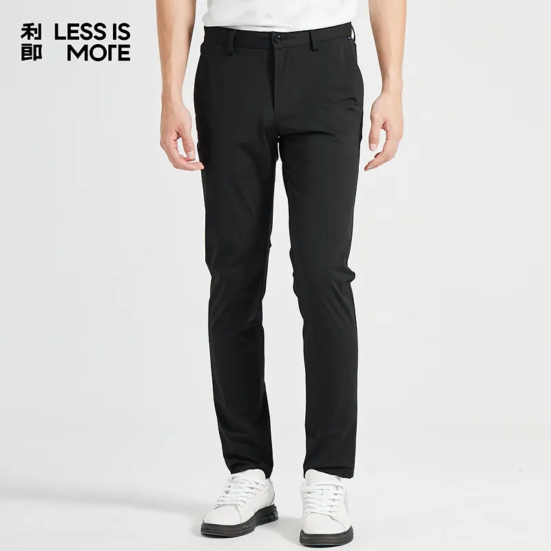 LESS IS MORE Casual Pants Men's Black-2