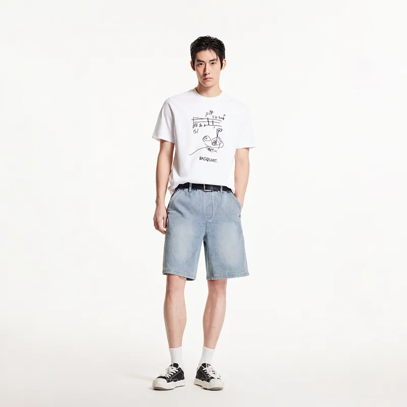 JACK JONES· Denim Shorts Men's E40 Light Denim Blue-3