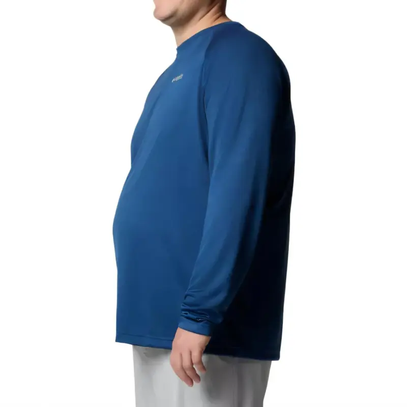 Columbia PFG Solar Stream Omni-Shade Omni-Wick T-Shirt Men's Blue-2
