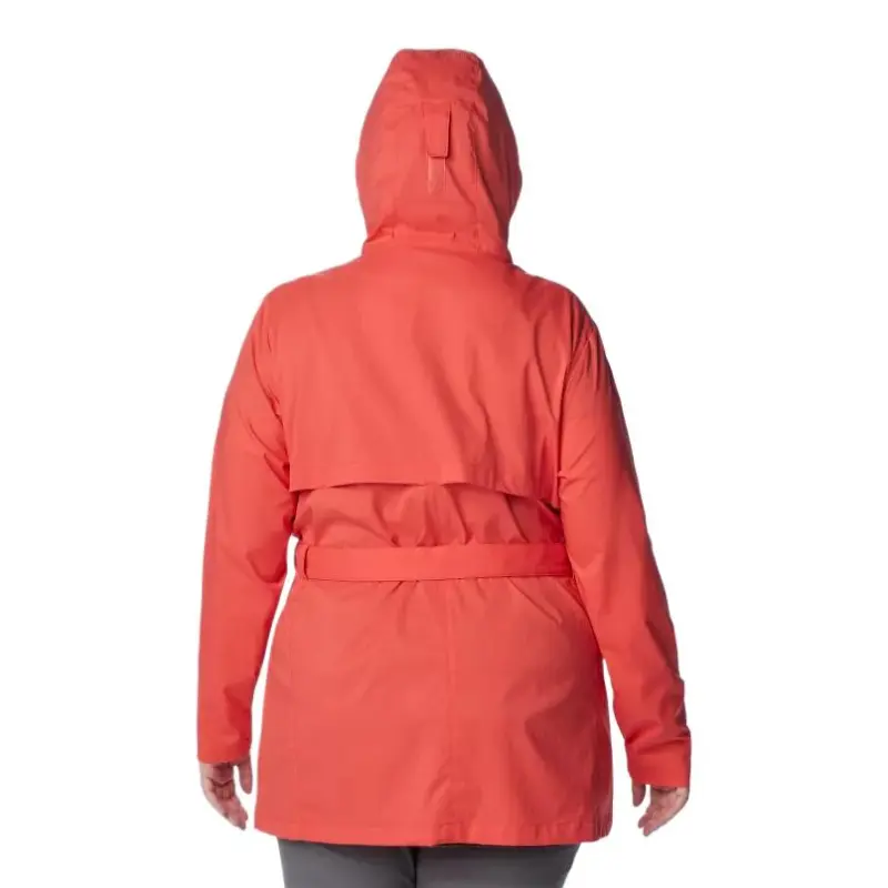 Columbia Pardon My Trench Jacket Jacket Women's Red-1