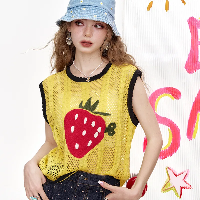 ELF SACK Vest Women's Fun Yellow-4