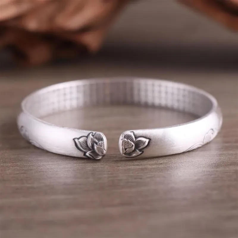 FUYUFU 999 Fine Silver Bangles Women's-4