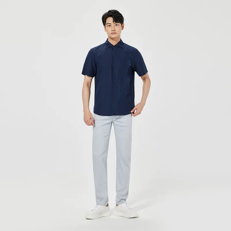 LESS IS MORE Shirts Men Navy Blue 25XXC3151Y-6