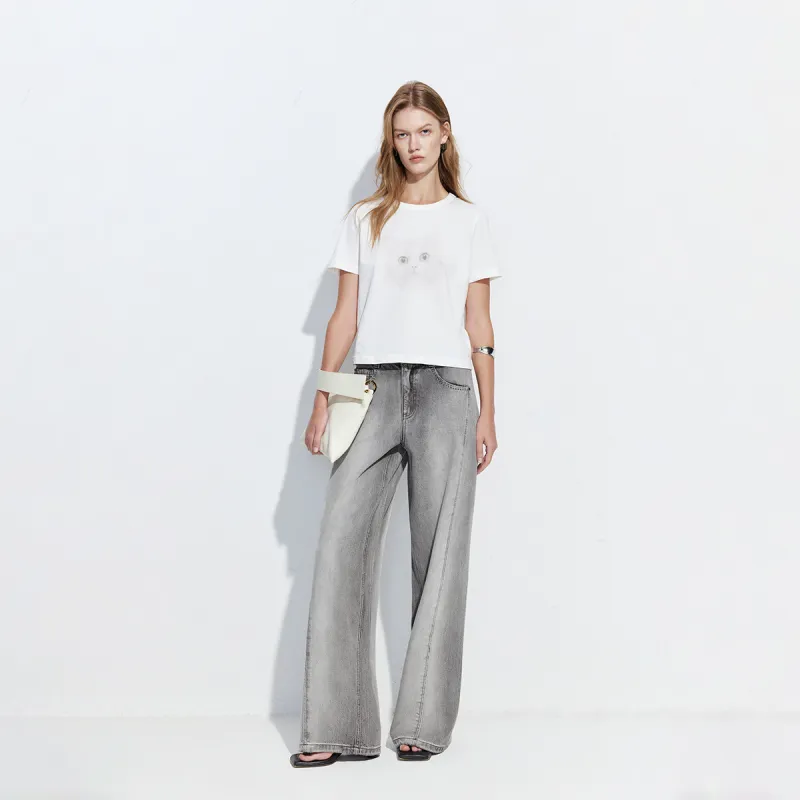 ONLY Jeans Women's J08 Light Denim Gray-3