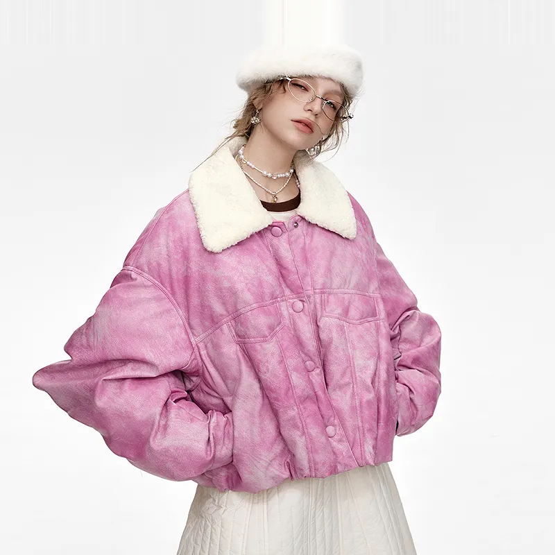 ELF SACK Puffer Jacket Women's Polished Pink-5