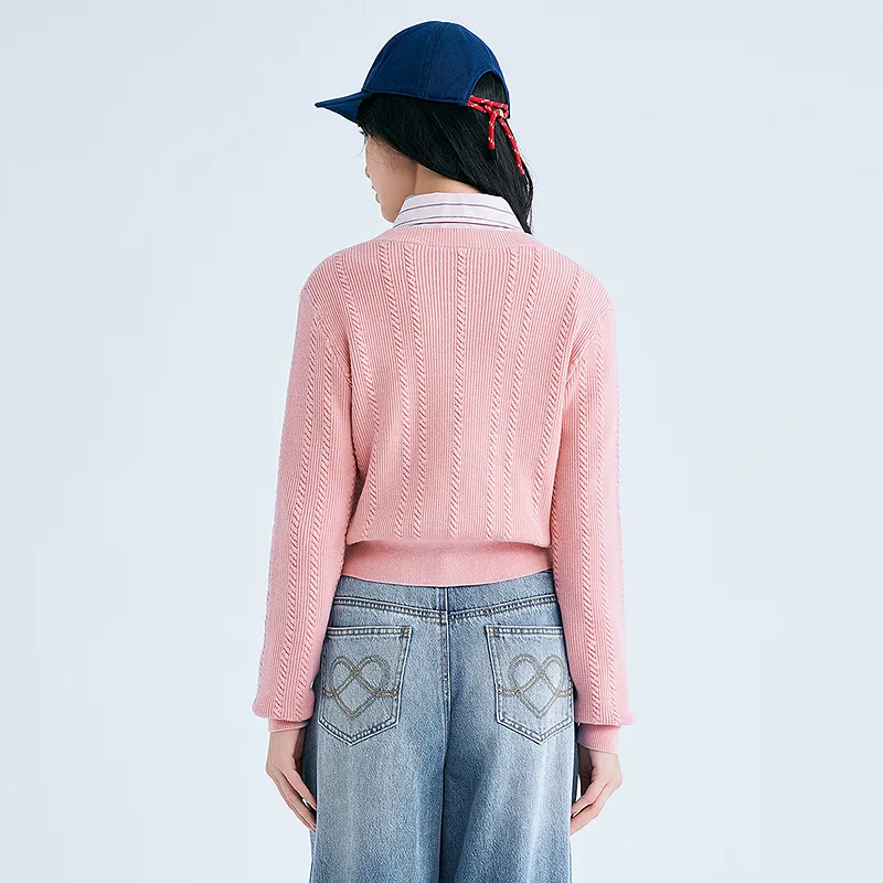 LEDIN Knitwear Women's Soft Touch Pink-6