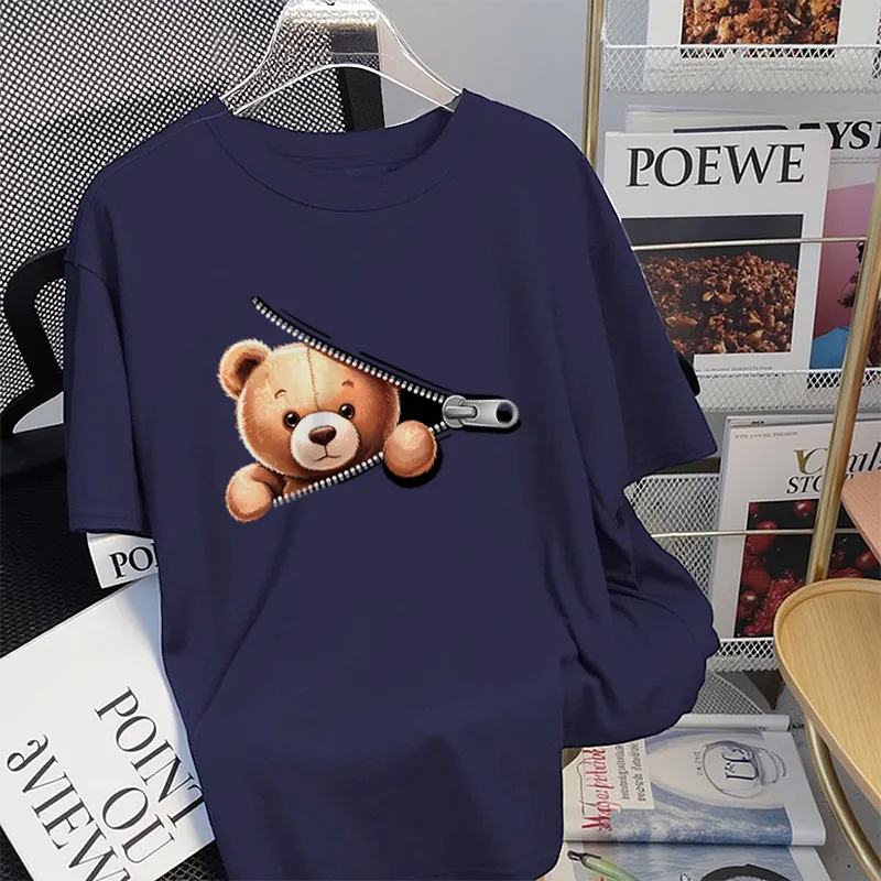 FAIRWHALE Drop Shoulder Sleeve T Shirt Women's-11