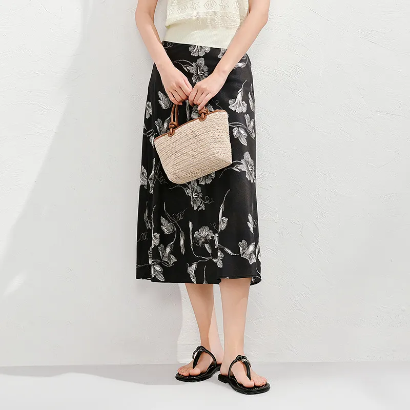 JZ. ANNAKRO Casual Long Skirt Women's-4