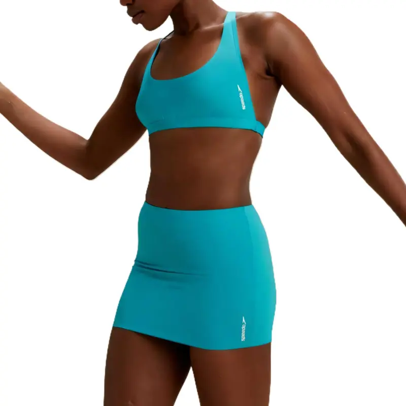 Speedo FLU3NTE Solid Convertible Bikini Tube Top Orange Bikini Women's-9