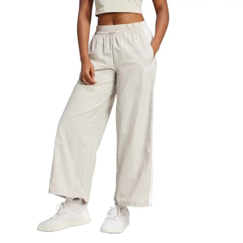 Adidas Free Shipping With AdiClub Essentials 3 Stripes Lifestyle Woven Parachute Pants-1