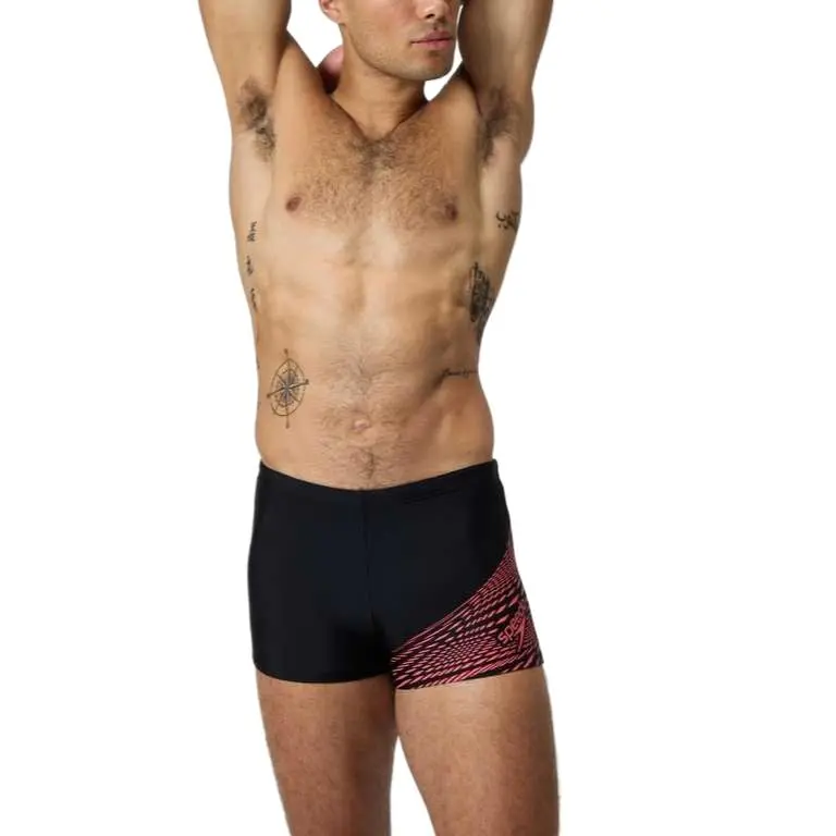 Speedo MedleyLogoAquashort Swimming Shorts Men's Black-4